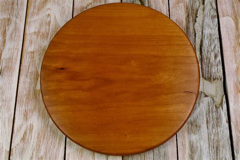 Cherry Wood Cutting Board Cheese Board Wedding Gift Round Cutting