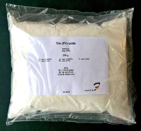 Tin Iv Oxide Stannic Dioxide 99 Pure Pa White Powder Etsy