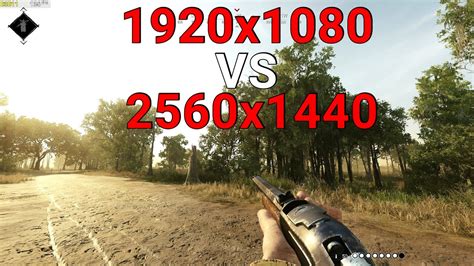 Hunt Showdown 1920x1080 Vs 2560x1440 Sharpen Comparison Youtube