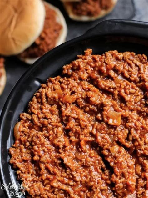 Simple Crock Pot Sloppy Joes Recipe Crock Pot Sloppy Joes Crockpot