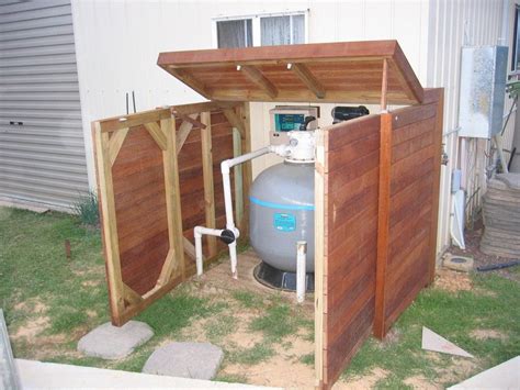 Pump house ideas water well shed plans small garden storage pressure tank cover idea the snug nature of enclosure becomes evident shedplans how to build a my home woodworking wood just about everythings there is know exterior colors can be found here from good pool design seekonk1 107k for. DA Building Services | Pool equipment enclosure, Pool equipment, Pool pump