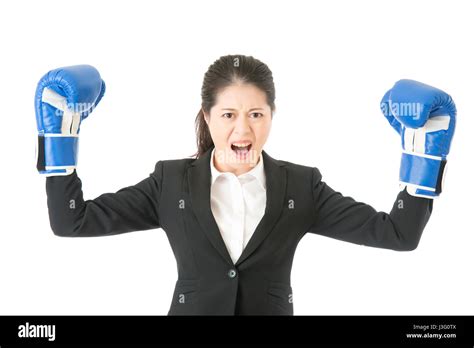 Strong Aggressive Business Woman Concept Hi Res Stock Photography And