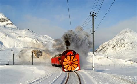 Switzerlands Spectacular Xrot Snow Plow Train Newly Swissed