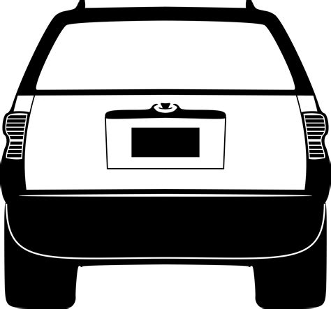Black And White Clipart Car Free Download On Clipartmag