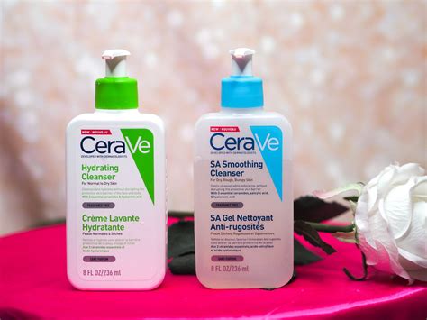 Aqua/water, glycerin, cetearyl alcohol, phenoxyethanol, stearyl. CeraVe Hydrating Cleanser and CeraVe SA Smoothing Cleanser ...