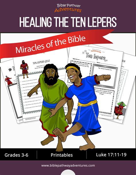 Miracles Of The Bible Ten Lepers Workbook
