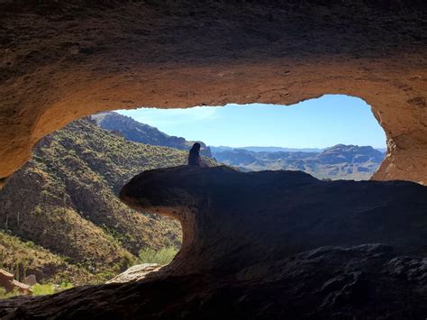 Wave Cave Superstition Mountains Arizona Usa Hiking