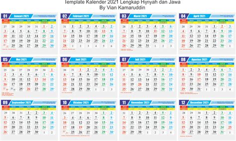 Download master desain kalender 2021 lengkap (jawa & hijriyah) versi corel draw x7. Template Kalender 2021 Format CDR Lengkap dengan Hijriyah ...