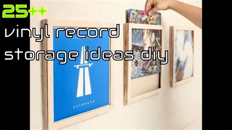 25 Vinyl Record Storage Ideas Diy Youtube