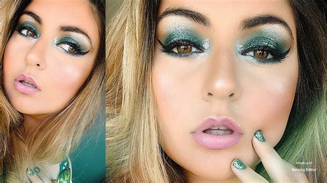 Grwm Emerald Glitter Goddess Holiday Glam Makeup