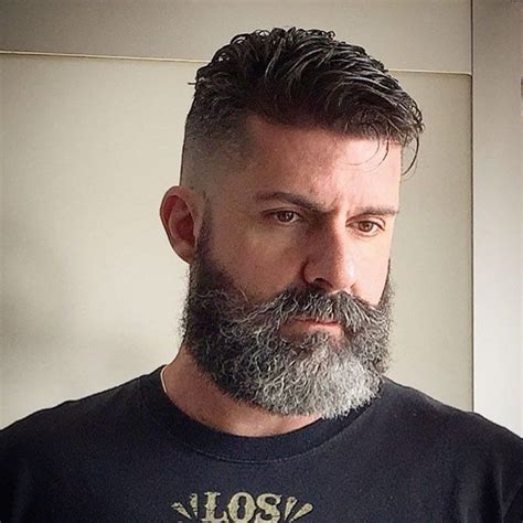 A good volume is obtained at the top and the sides are shaved. 50+ Trending Beard Styles For Men in 2020 (ALL SHAPES AND ...
