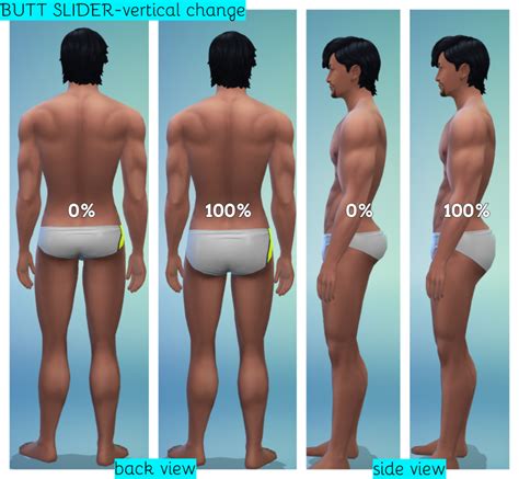 Extended Butt And Hips Sliders V The Sims Catalog