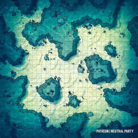Rocky Seafloor Battlemaps Fantasy World Map Dnd World Map Fantasy Map