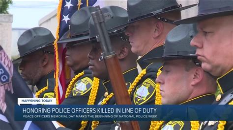 Honoring Fallen Law Enforcement On Peace Officers Memorial Day