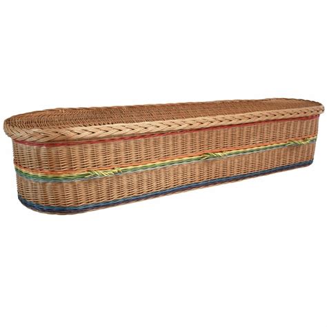 Wicker Coffins Tonypandy Traditional Casket And Round Ended