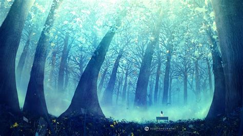 Anime Original Tree Landscape Wallpaper Tree Landscape Wallpaper