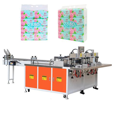 Multi Bags Soft Nylon Facial Tissue Paper Sealing Packing Machine China Tissue Packing Machine