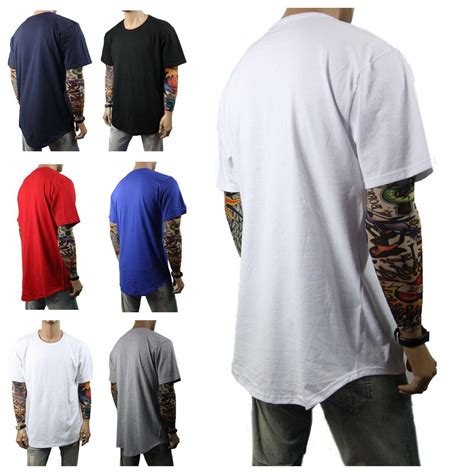 men t shirt big and tall long extended casual