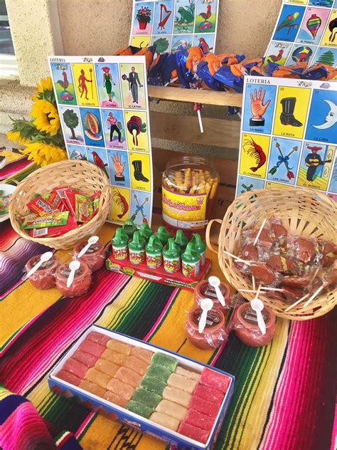 Fiesta Mexicana Mexican Theme Party Our Dessert Table Mexican Candy And Lote Mexican