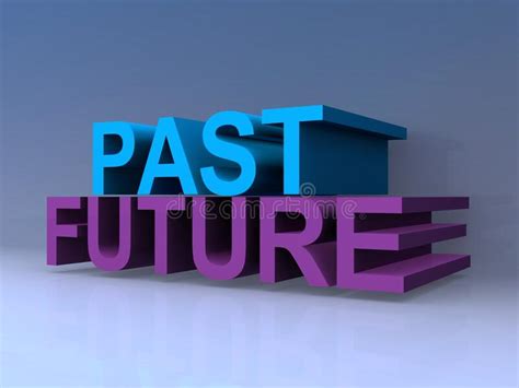 Past Present Future Buttons Stock Illustration Illustration Of
