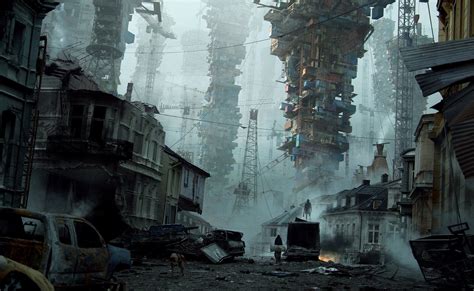Dystopian Container City 3 By Tamas Medve Rimaginarywastelands