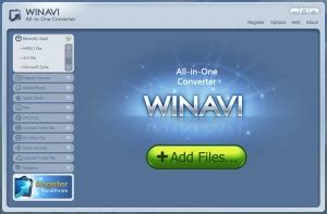 Cosè WinAVI All in One Converter Conversione Video