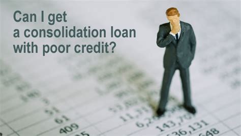 can i get a debt consolidation loan with a bad credit score · debt camel