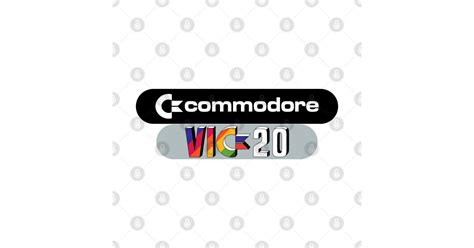 Commodore Vic 20 Logo Vic 20 Pin Teepublic