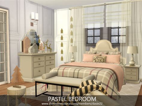 Pastel Bedroom By Dasie2 From Tsr • Sims 4 Downloads