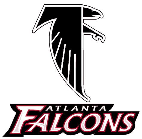 The falcons debuted with black jerseys and white pants as their signature look, with red in 1984, the face mask was changed to black, and the falcon logo was moved to intersect the stripes on the photograph courtesy of the atlanta falcons. Atlanta Falcons Wordmark Logo - National Football League ...