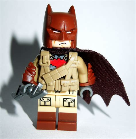 Custom Lego Minifigure Of The Week Desert Batman By Thelegogian