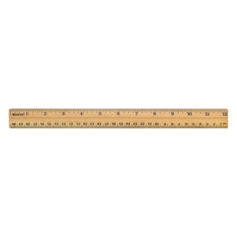 Westcott Westcott 12 Wood Ruler Measuring Metric And 116 Scale