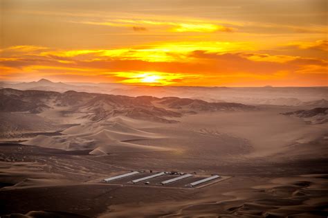 Beautiful Desert Sunset By Mickcass