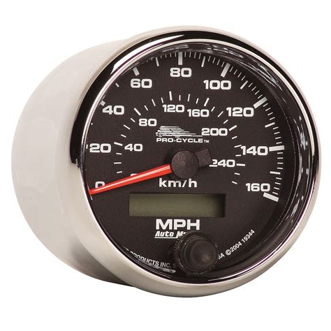 Auto Meter 19344 Pro Cycle Electric Speedometer Autoplicity
