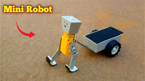 How To Make Mini Robot Man At Home Diy Robot Machine Science Project