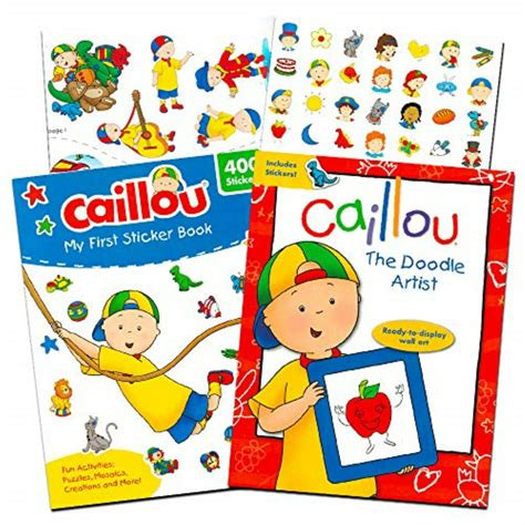 Caillou Party Supplies Caillou Activity And Stickers Book Set For