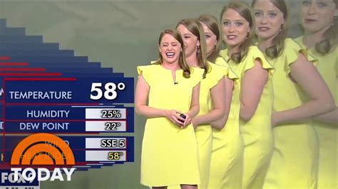 Tv Meteorologist Gets Duplicated In Hilarious Green Screen Mishap Youtube