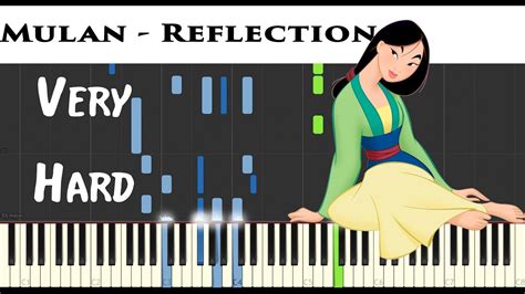 Mulan Reflection Sheet And Synthesia Piano Tutorial By