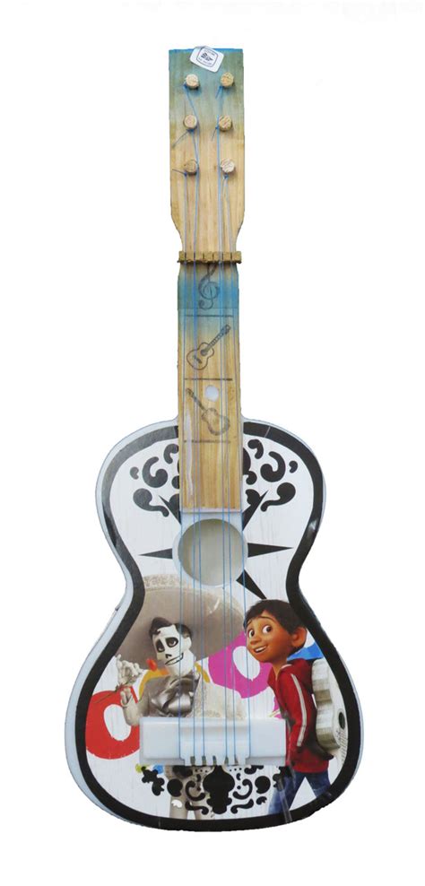 Mexican Toy White Guitar Coco Party Decoration Day Of The Dead