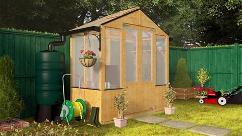 Billyoh 4000 Lincoln Wooden Polycarbonate Greenhouse With Opening Roof