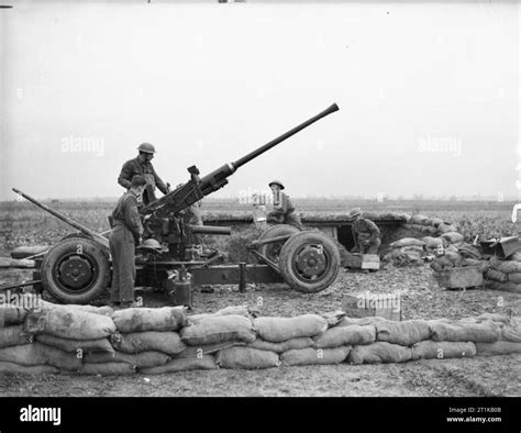 The British Army In France 1939 40 40mm Bofors Gun Of 152nd Battery