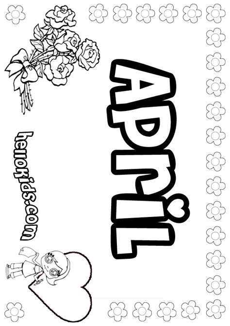 Get crafts, coloring pages, lessons, and more! April coloring pages to download and print for free