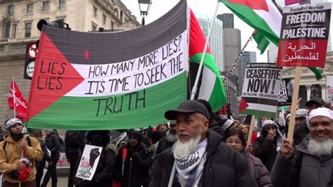 Thousands Of Pro Palestine Protesters Attend Seventh National March In