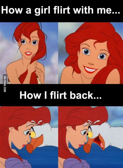 How A Girl Flirt With Me Disney Princess Memes Disney Memes Disney