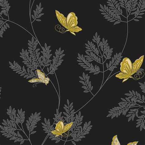 Living Room Yellow And Grey Wallpaper B Q - Mural Wall