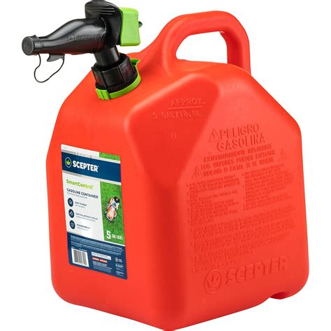 Scepter Smart Control Gasoline Fuel Can 5 Gallon Red Model Fr1g501