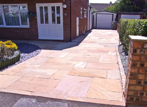Natural Stone Paver Driveway Formby Merseyside Abel Landscaping