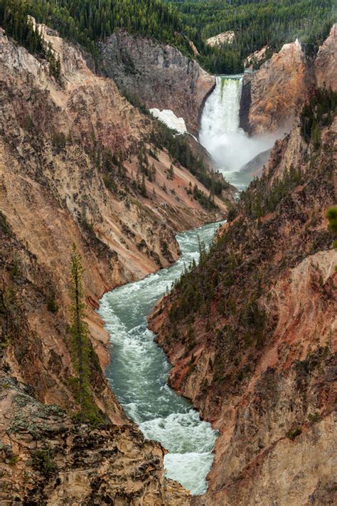 Yellowstone Falls Yellowstone National Park Joseph C Filer Fine