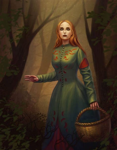 Girl In The Woods By Zhenilex On Deviantart