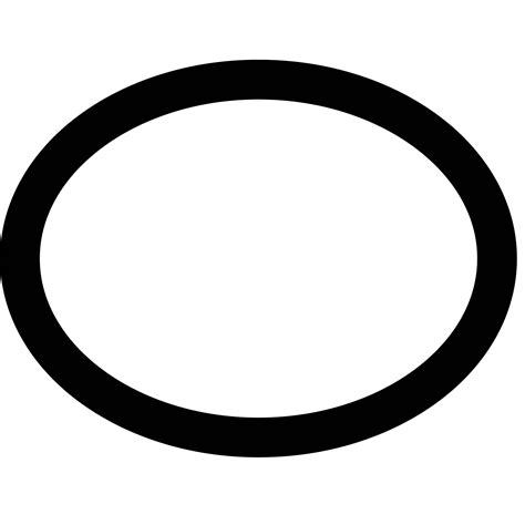 Oval Outline Png